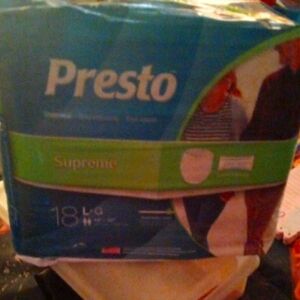 Presto Supreme Adult Diapers